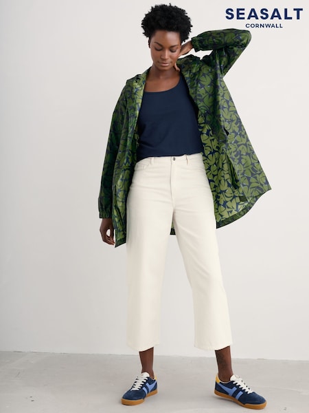 Seasalt Cornwall Green Waterproof Jacket (F89497) | ₪282