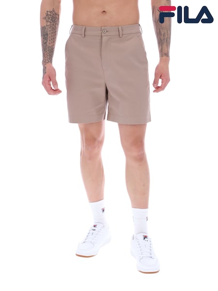 Fila Brown Irvin Smart Chino Shorts (F89565) | ₪302