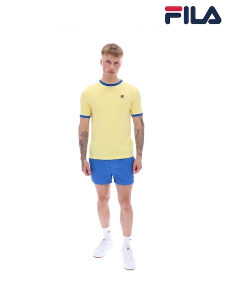 Жовтий - Бавовняна футболка Fila Marconi Essential Ringer 100% (F89575) | 1 502 грн