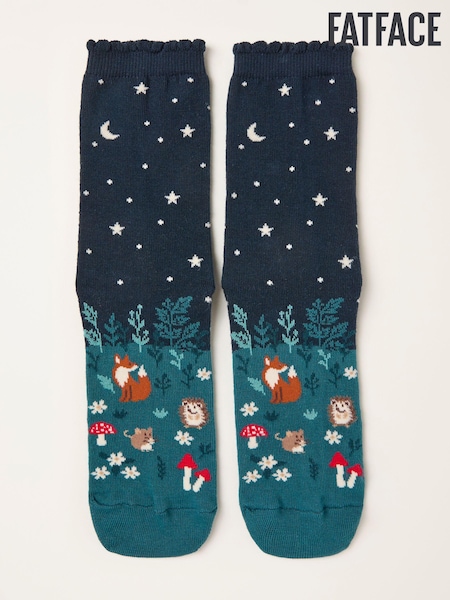 FatFace Woodland Scene Socks (F89605) | R$ 75