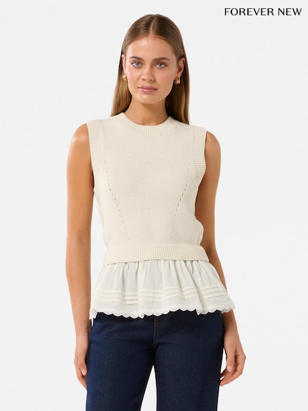 Forever New Tiana Peplum Hem tank top (F89635) | 484 LEI