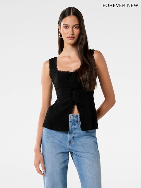 Forever New Connie Tie Up Front Tank Top (F89650) | 365 LEI
