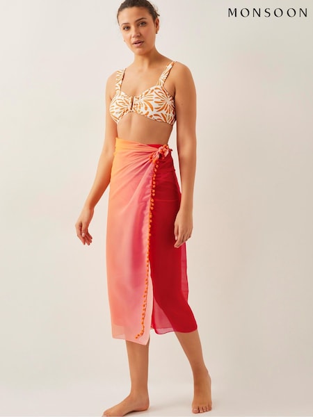 Monsoon Orange Miley Ombré Sarong (F89661) | €36