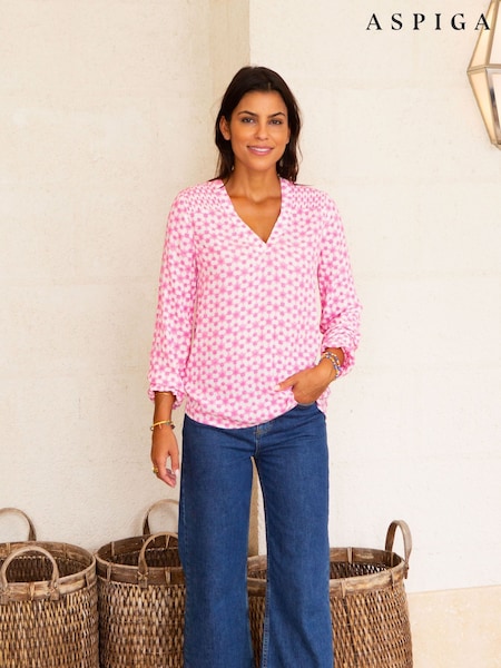 Aspiga Pink Clea Blouse (F89750) | €93