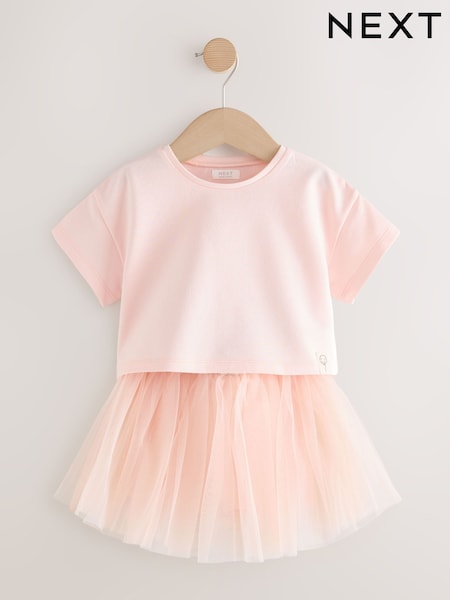 Pink T-Shirt and Skirt Set (3mths-7yrs) (F89756) | € 17 - € 23