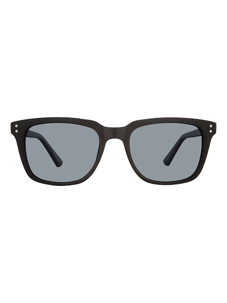 Prive Revaux Black The Dean Rectangular Sunglasses (F89873) | 281 SAR