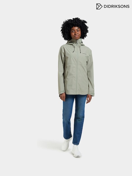 Didriksons Womens Green Tilde Waterproof Jacket (F90009) | €230