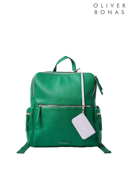 Oliver Bonas Green Imalie Curved Top Backpack (F90167) | €86