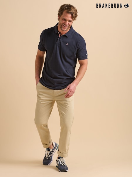 Brakeburn Blue Dark Polo Shirt (F90231) | €50