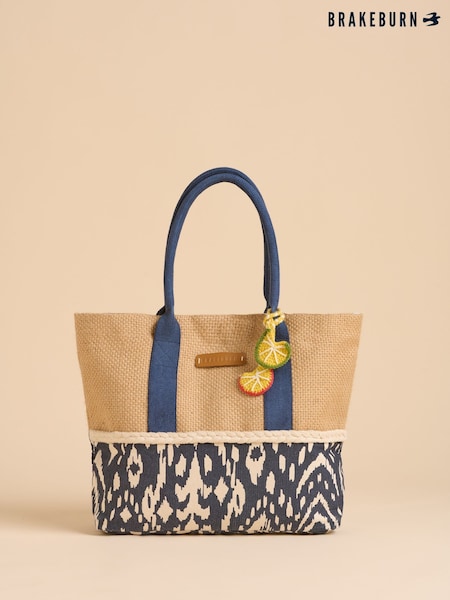 Brakeburn Blue Tropical Beach Bag (F90261) | kr643
