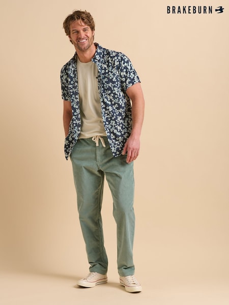 Brakeburn Blue Floating Daisy Shirt (F90290) | €60