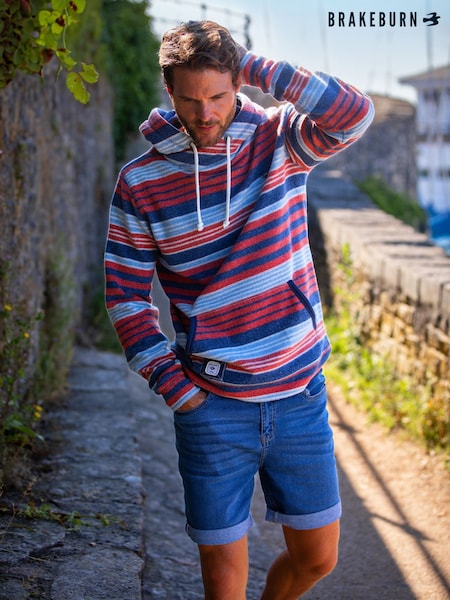 Brakeburn Red Stripe Hoodie (F90291) | R$ 640