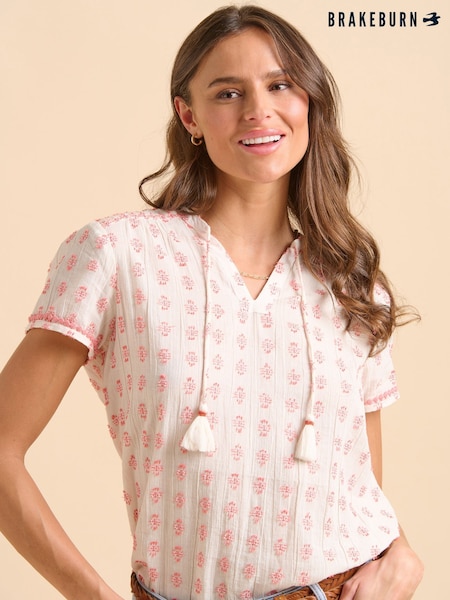 Brakeburn Cream Lakeside Blouse (F90324) | €79