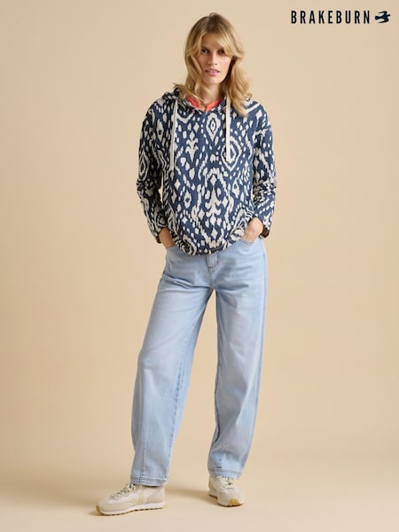 Brakeburn 100% Cotton Ikat Beach Hoodie (F90362) | ‏349 د.إ.‏