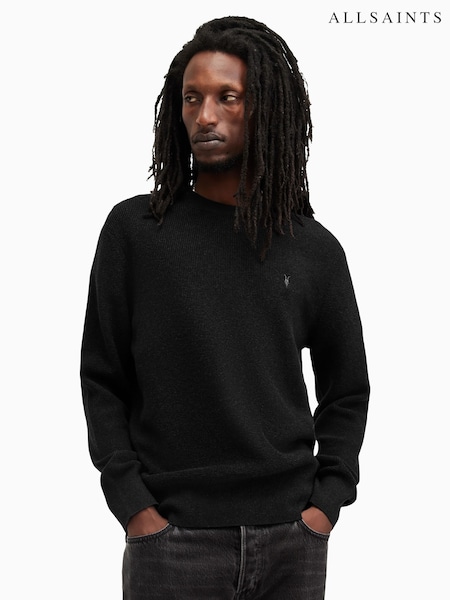 AllSaints Black Aspen Crew Jumper (F90401) | €156