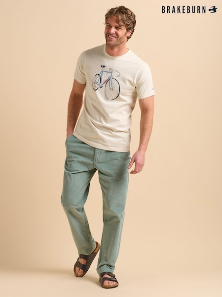 Brakeburn Natural Bike T-Shirt (F90496) | 144 QAR