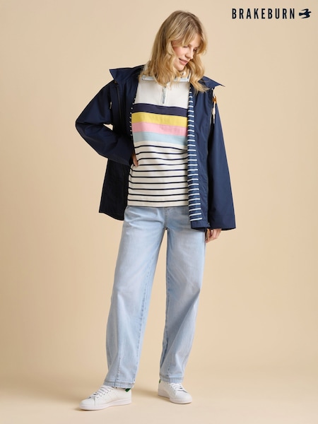 Brakeburn Blue Rain Jacket (F90500) | €133