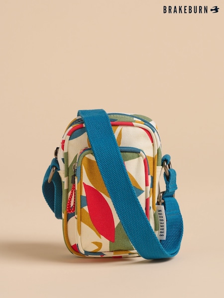 Brakeburn Blue Small Falling Leaves 100% Cotton Cross-Body Bag (F90544) | 1,802 UAH