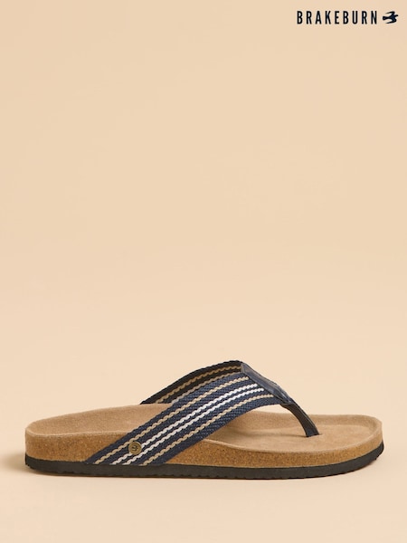 Brakeburn Green Stripe Flip Flops (F90545) | INR 5,068