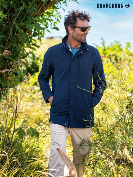 Brakeburn Blue Trench Coat (F90552) | €128