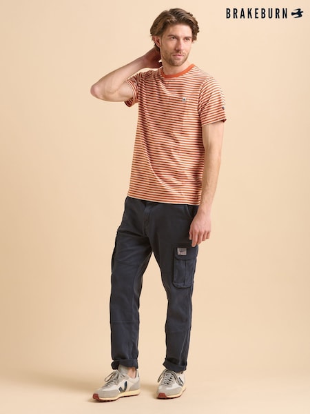 Brakeburn Blue Cargo Trousers (F90556) | €78