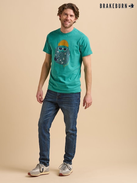 Brakeburn Green Fisherman T-Shirt (F90565) | €38