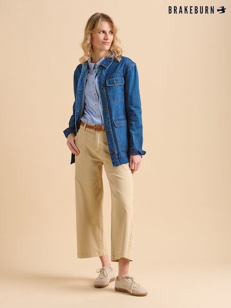 Brakeburn Blue Embroidered Jacket (F90573) | €130