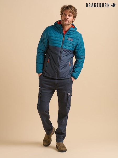 Brakeburn Blue Colour Block Jacket (F90581) | €119