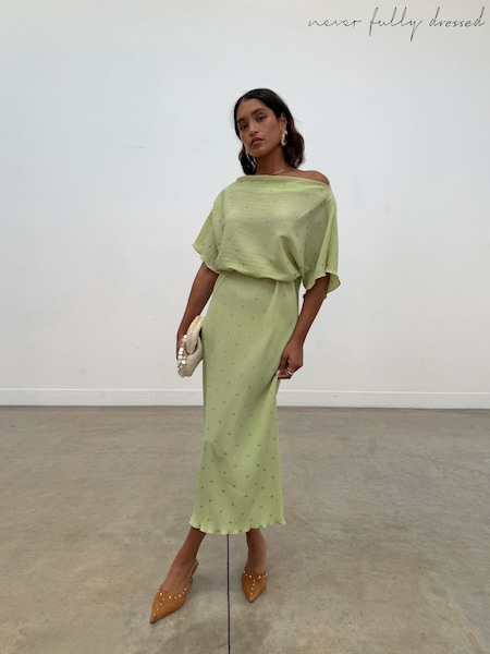 Never Fully Dressed Green Pistachio Tilly Dress (F90598) | 7,750 UAH