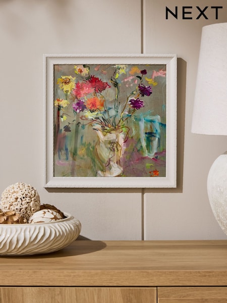 A Jug of Dahlias By Lilia Orlova Holmes Wall Art (F90644) | R$ 255