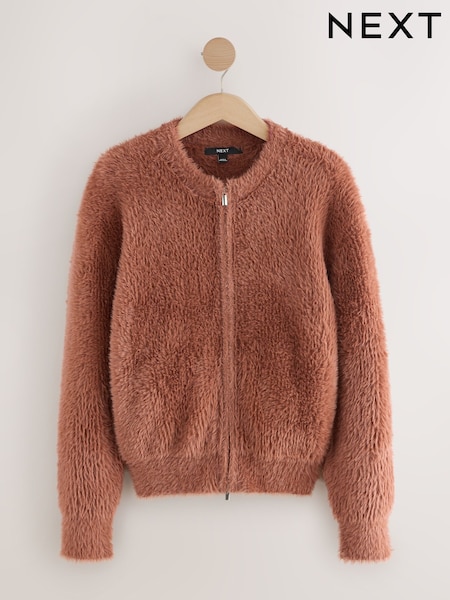 Camel Brown Bear Zip-Up Bomber Jacket (F90766) | €55