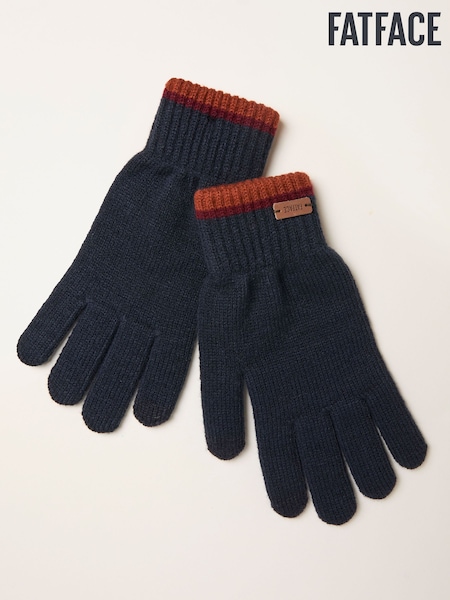 Marineblau - FatFace Touch Screen Gloves (F90865) | 28 €