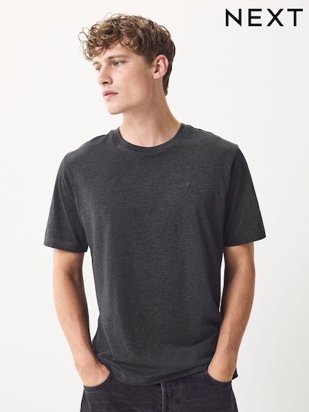 Grey/Orange/Grey/Blue Marls Regular Fit T-Shirts 4 Pack (F90909) | €41