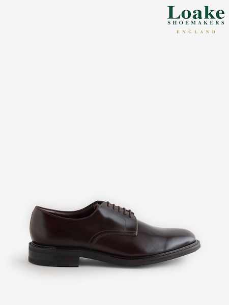 Loake DK Plain Derby Brown Shoes (F90915) | € 388