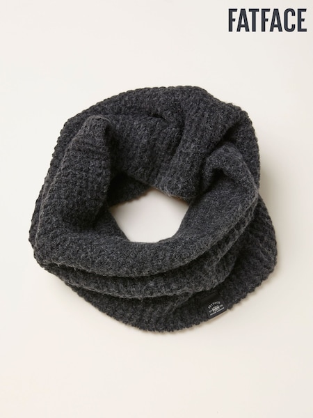 Anthrazitgrau - FatFace Waffle Neckwarmer (F90941) | 38 €