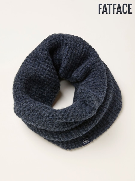 Marineblau - FatFace Waffle Neckwarmer (F90942) | 38 €