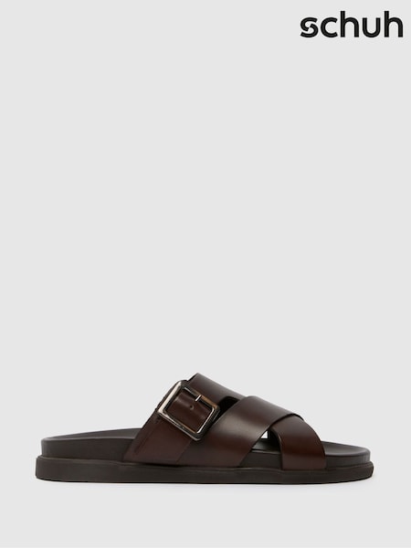 Maro - Schuh Summit Leather Black Sandals (F91134) | 335 LEI