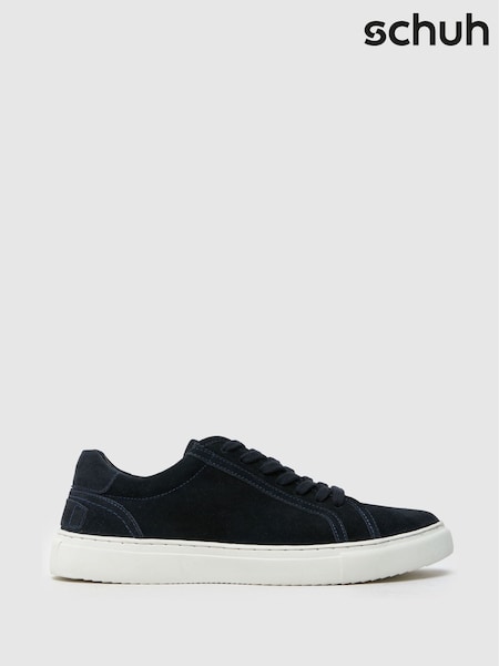 Schuh Whit Leather Lace-Up Black Trainers (F91139) | €78
