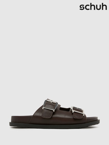 Schuh Scout Footbed Brown Sandals (F91140) | INR 5,836