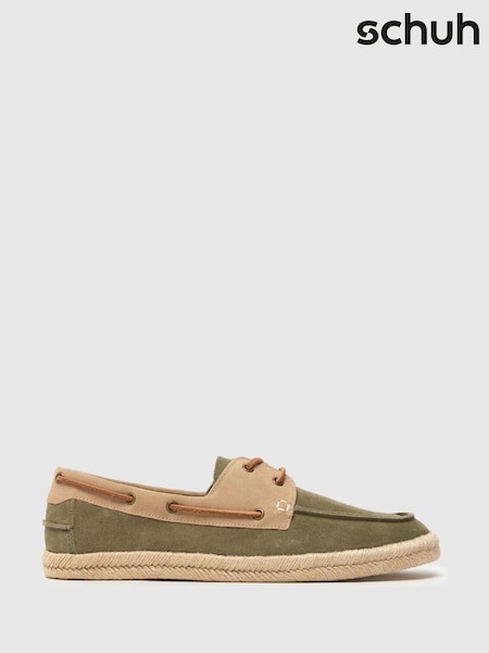 Schuh EC Perez Suede Boat Black Shoes (F91147) | R$ 590
