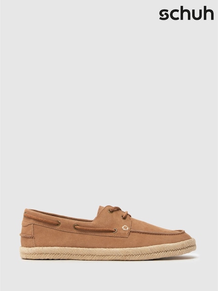 Schuh EC Perez Suede Boat Black Shoes (F91155) | R$ 590