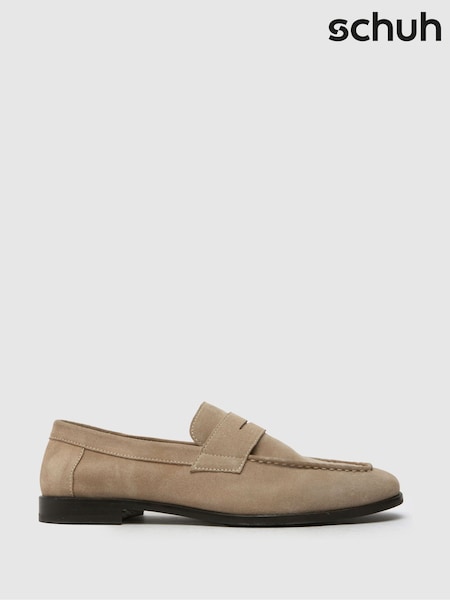 Schuh Natural Rush Suede Loafers (F91161) | AED291