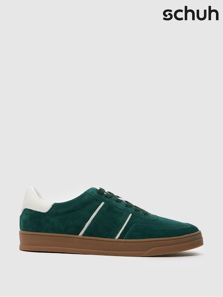 Verde - Schuh Winnie Suede Trainers (F91163) | 410 LEI