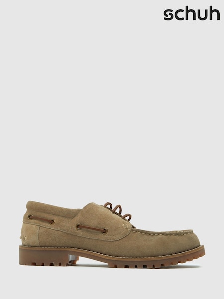 Schuh Palmer Leather Boat Brown Shoes (F91166) | R$ 590