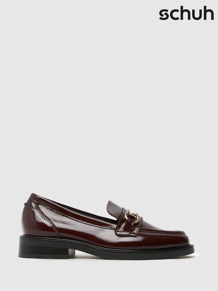 Schuh Lori Leather Snaffle Black Loafers (F91198) | €73