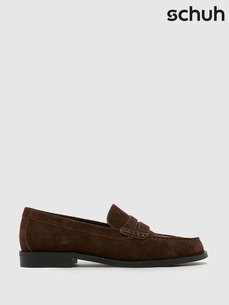 Schuh Lillian Leather Penny Brown Loafers (F91200) | € 72