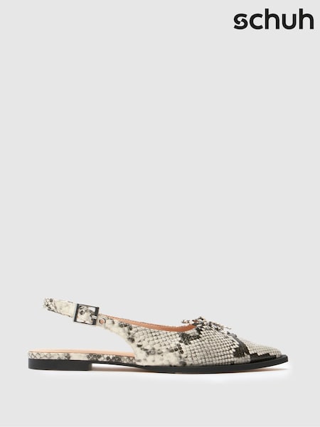 Schuh Lorie Point Hardware Flat Shoes (F91222) | AED221