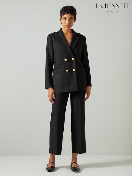 LK Bennett Black Mariner Tailored Jacket (F91348) | ₪1,755