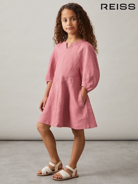 Reiss Pink Romy Dress (F91383) | AED468