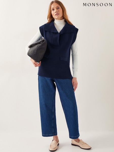 Monsoon Uma Knitted Utility Vest (F91713) | €87